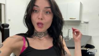 Rough-tongued stranger devours tattooed temptress' tender ass🍑 on a wild debut