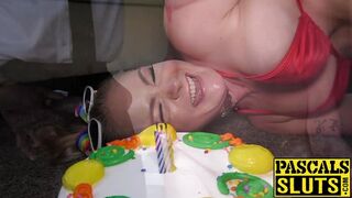 Pascals Subslut Lisey Sweet ass stretched with BBC