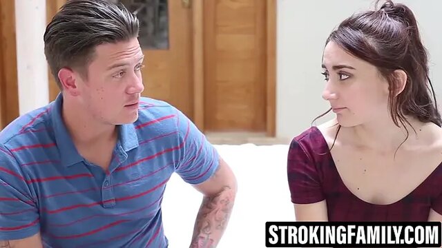 Teen temptress Mandy Muse takes a large cock in missionary and doggystyle