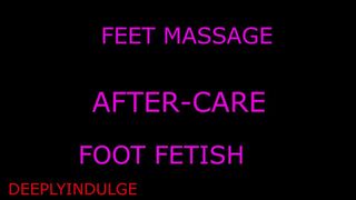 AFTER-CARE LET ME PRAISE YOUR FEET (FOOT WORSHIP) PRAISING YOU (AUDIO ROEL-PLAY) FOOT WORSHIP