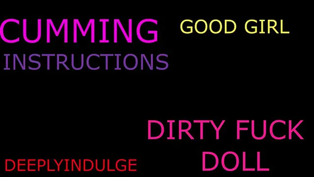 Guided cumming tips to keep you wetter and hotter than ever &mdash;  be a sweet girl