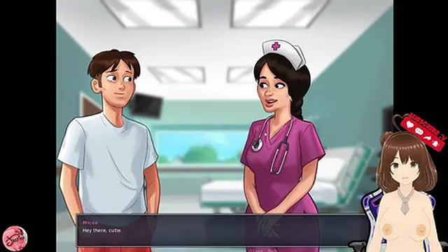 Summer heat FHD #44 - Nurse pleases me in clinic - Jazziuu - Action