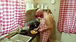 Stepmom seduces me while I cook dinner