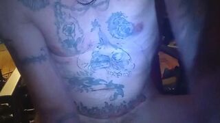 Butt plug devil tail and stroking