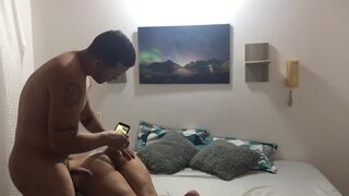 My girlfriend asks me to fill her ass with milk