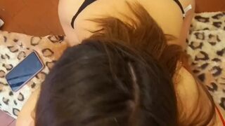 Mi hermanstra hermosa —  viene a casa me hace sexo oral y mueve su culo hermoso  LATINA BIG ASS
