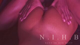 Big booty Blasian vibes out during Anal training (432hz)