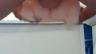 Teen fucks the sex doll with little feet doggy style and cums twice