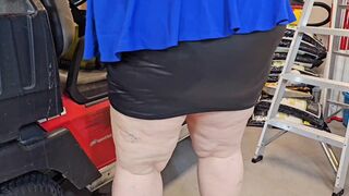 Thought I would enjoy you watching my big ass while I work - bbw ssbbw —  Fat ass —  big butt —  thick ass