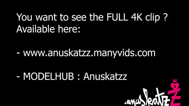 Erstes mal ANAL für süßes tattoowiertes Mädchen - Anuskatzz spielt mit TATTOO Frau bis zum ORGASMUS