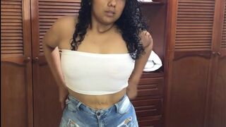I make a video for my lover changing clothes.