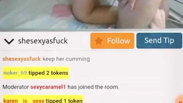 Black dick dominates wet and brown babe in private webcam show