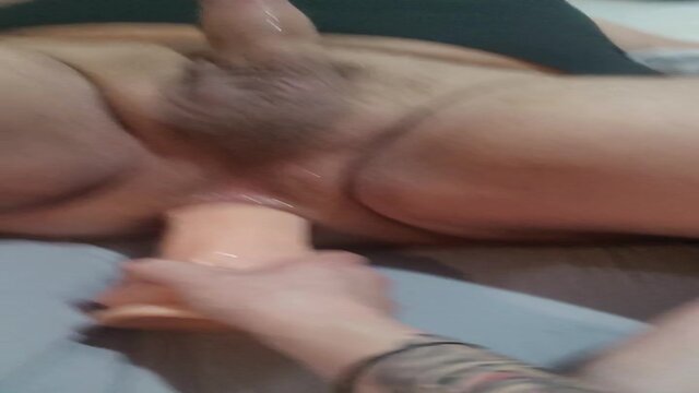 My Dominatrix takes control with a huge strap-on and pounds my booty 