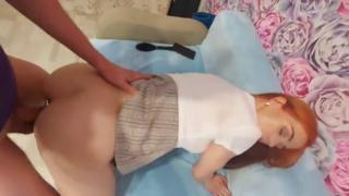 Slutty LesiAngel Gangbanged Raunchily in Every Hole, Squirting Orgasms like a Porn Star Whore