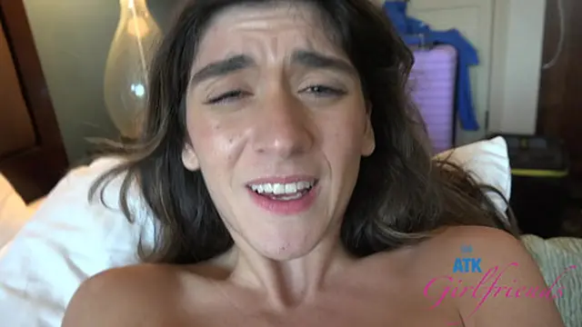 Touching her rough pussy✌ &mdash;  deep throat and cock🌭 play with Aubry Babcock