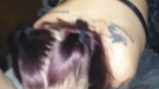Pigtailed Wife Craves Double Penetration Behind