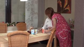 Granny's Golden Slit, Grandpa's Gnarly Gig: Dining Table Debauchery