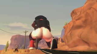 Biggest giantess devoured an entire bus anus style!