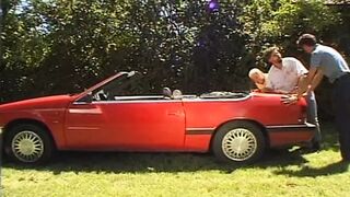 Her ride broke down, lucky studs pulled over to jack her engine