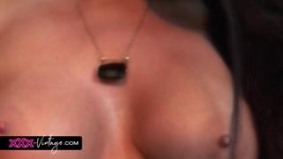 Two curvy brunettes enjoy toys together