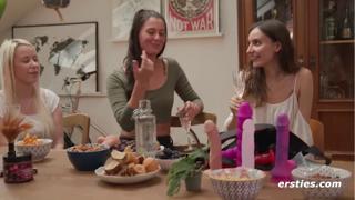 Firstimers - Dual Dildo Orgy Fun