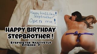 Stepsis Sister Offers Up Tight Butt🍑 for Bro’s Birthday and Gets Ana-Cumedy Fun/Ep 7